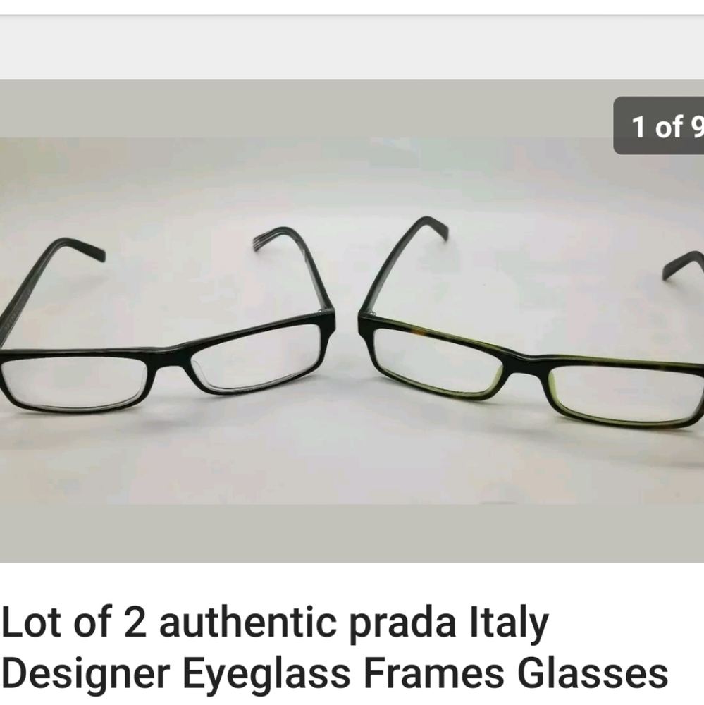Prada prescription glasses